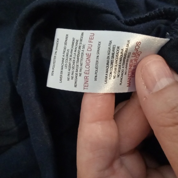 Life Is Good Dark Blue Pajama Set with White Trim Top N Bottom Size XL - Picture 6 of 8